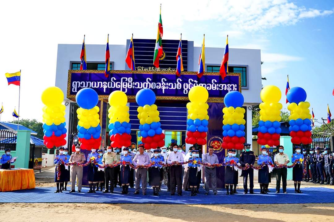 မကွေးတိုင်းဒေသကြီးဝန်ကြီးချုပ် ဦးတင့်လွင် မင်းဘူး(စကု)မြို့နယ်၊ ရွာသာယာနယ်မြေ မီးသတ် စခန်းသစ် ဖွင့်ပွဲအခမ်းအနား တက်ရောက်ဖွင့်လှစ်