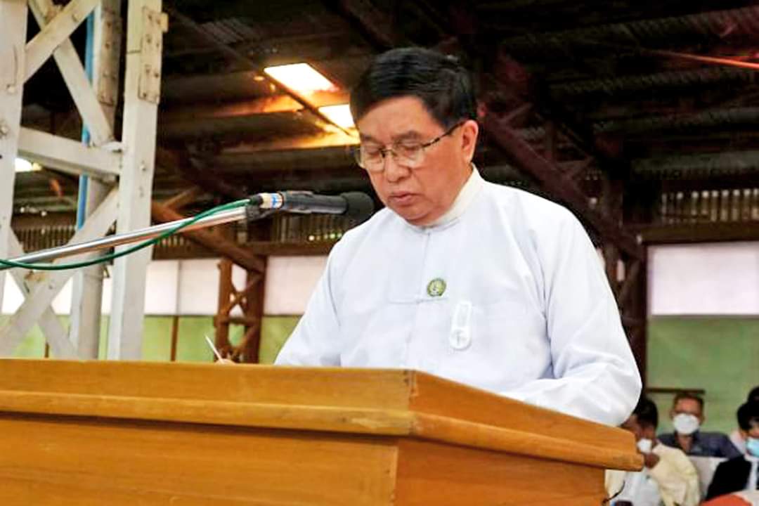 မကွေးတိုင်းဒေသကြီးအစိုးရအဖွဲ့ဝန်ကြီးချုပ် ဦးတင့်လွင် ၂၀၂၂ခုနှစ်၊ တိုင်းဒေသကြီးအစိုးရအဖွဲ့ ဝန်ကြီးချုပ် ဖလား(၅)ခရိုင် အမျိုးသား၊ အမျိုးသမီး ကြက်တောင်ပြိုင်ပွဲ ဖွင့်ပွဲအခမ်းအနားသို့ တက်ရောက်