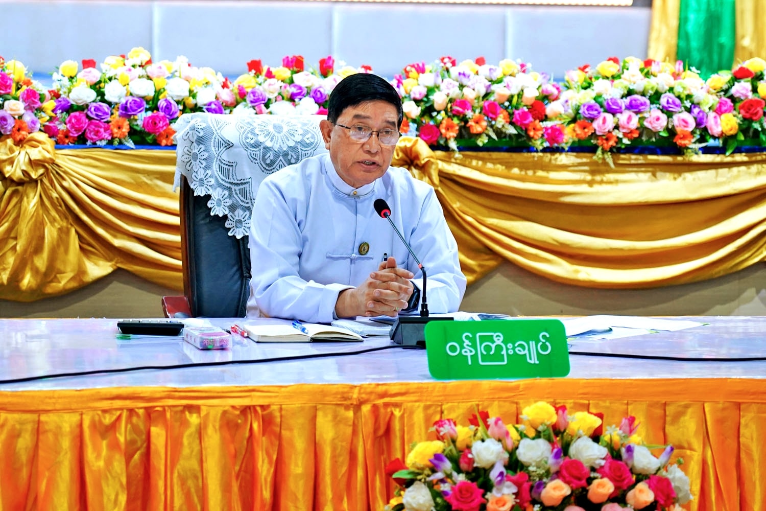 မကွေးတိုင်းဒေသကြီးဝန်ကြီးချုပ် ဦးတင့်လွင် တိုင်းဒေသကြီးအဆင့်ဌာနဆိုင်ရာများ၏ လုပ်ငန်းညှိနှိုင်း အစည်းအဝေး (၄/၂၀၂၅)တက်ရောက်...