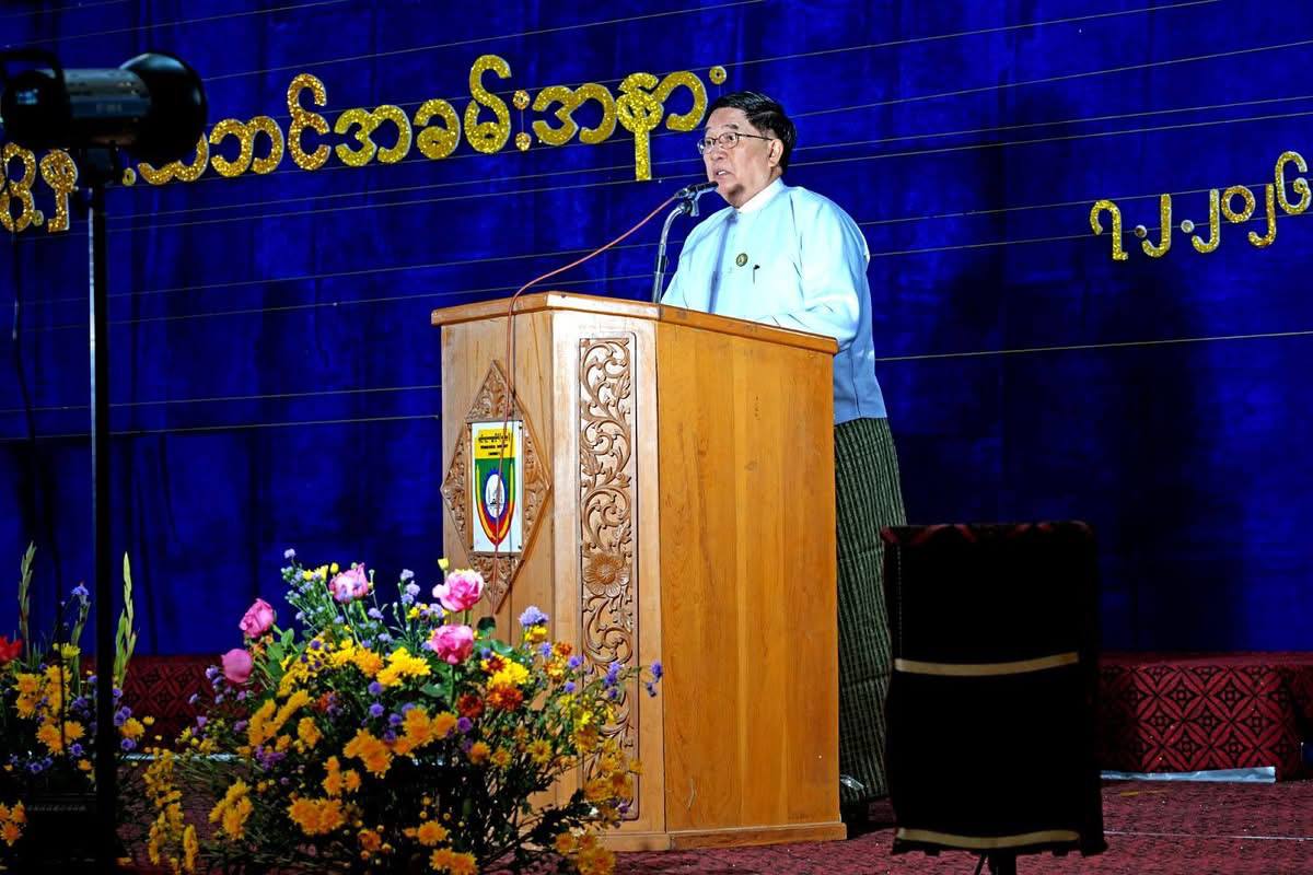 မ‌ကွေးတိုင်းဒေသကြီးဝန်ကြီးချုပ် ဦးတင့်လွင် နည်းပညာတက္ကသိုလ်(မကွေး) (၂၀)ကြိမ်မြောက် ဘွဲ့နှင်းသဘင် အကြို‌လေ့ကျင့်ခြင်း အခမ်းအနားသို့ တက်ရောက်